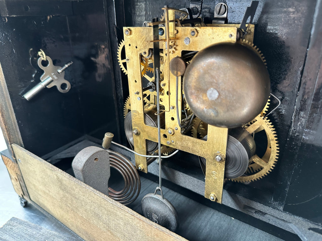 Antique Sessions Hammer Coil Strike Mantel Clock | Adelaide Clocks