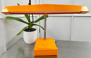 Vintage NORAX Retro Orange Gooseneck Desk Table Lamp | Adelaide Clocks
