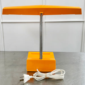 Vintage NORAX Retro Orange Gooseneck Desk Table Lamp | Adelaide Clocks