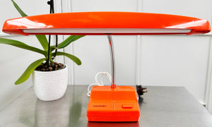 Vintage Hanimex Retro Dark Orange Table Desk Lamp | Adelaide Clocks