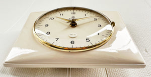 Vintage ceramic Junghans Electra Battery Kitchen Wall Clock | Adelaide Clocks