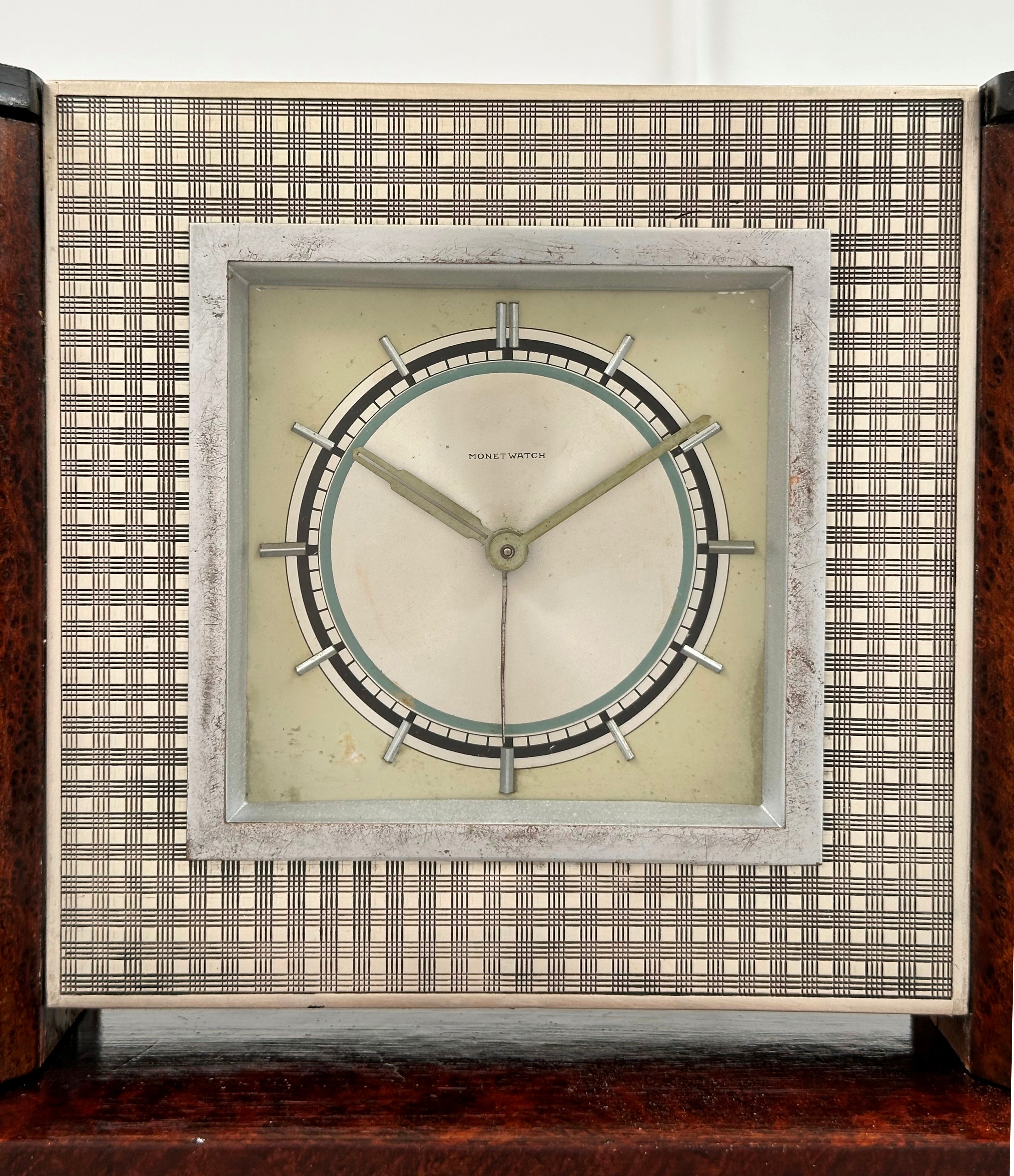 Vintage Monet Watch German Alarm Desk Clock | Adelaide Clocks