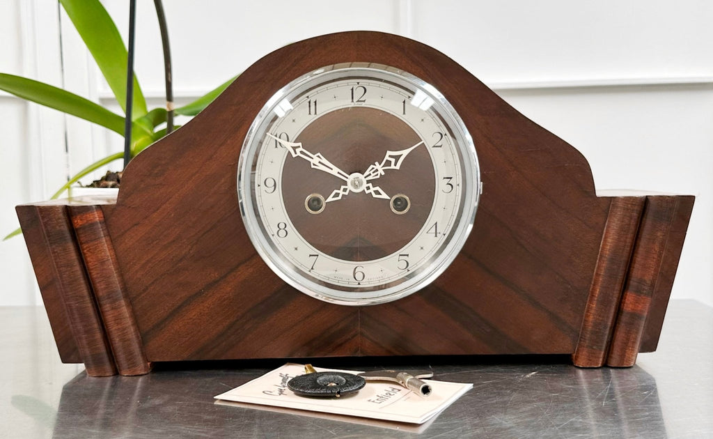 Vintage Enfield Hammer on Coil Chime Mantel Clock | Adelaide Clocks