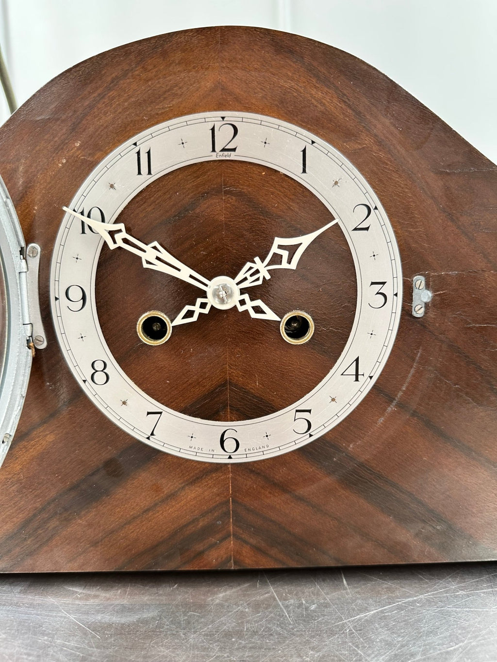 Vintage Enfield Hammer on Coil Chime Mantel Clock | Adelaide Clocks