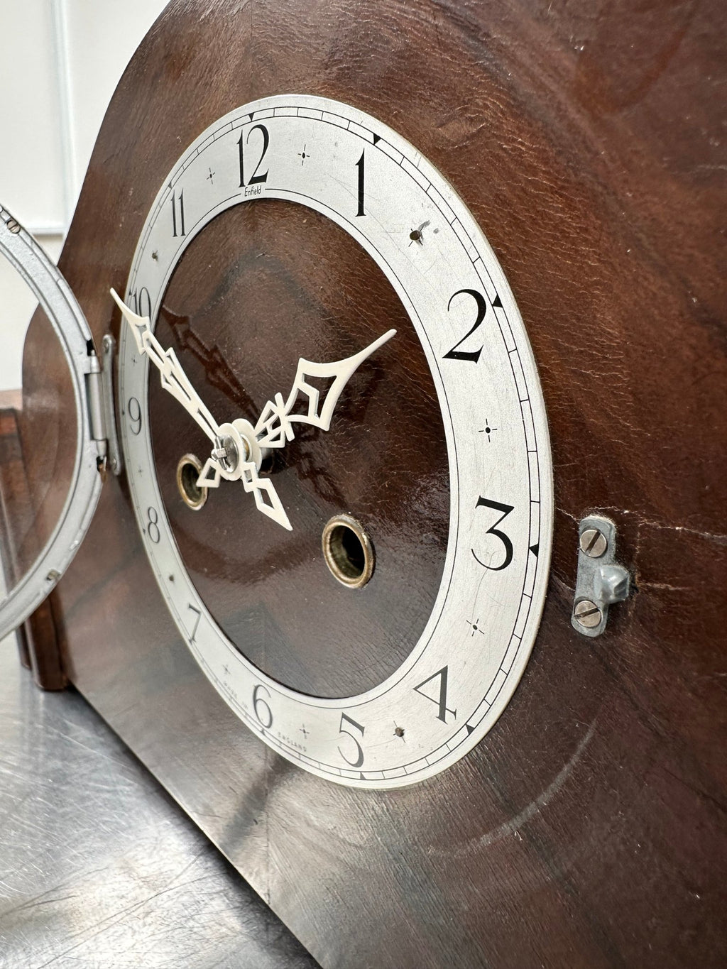 Vintage Enfield Hammer on Coil Chime Mantel Clock | Adelaide Clocks