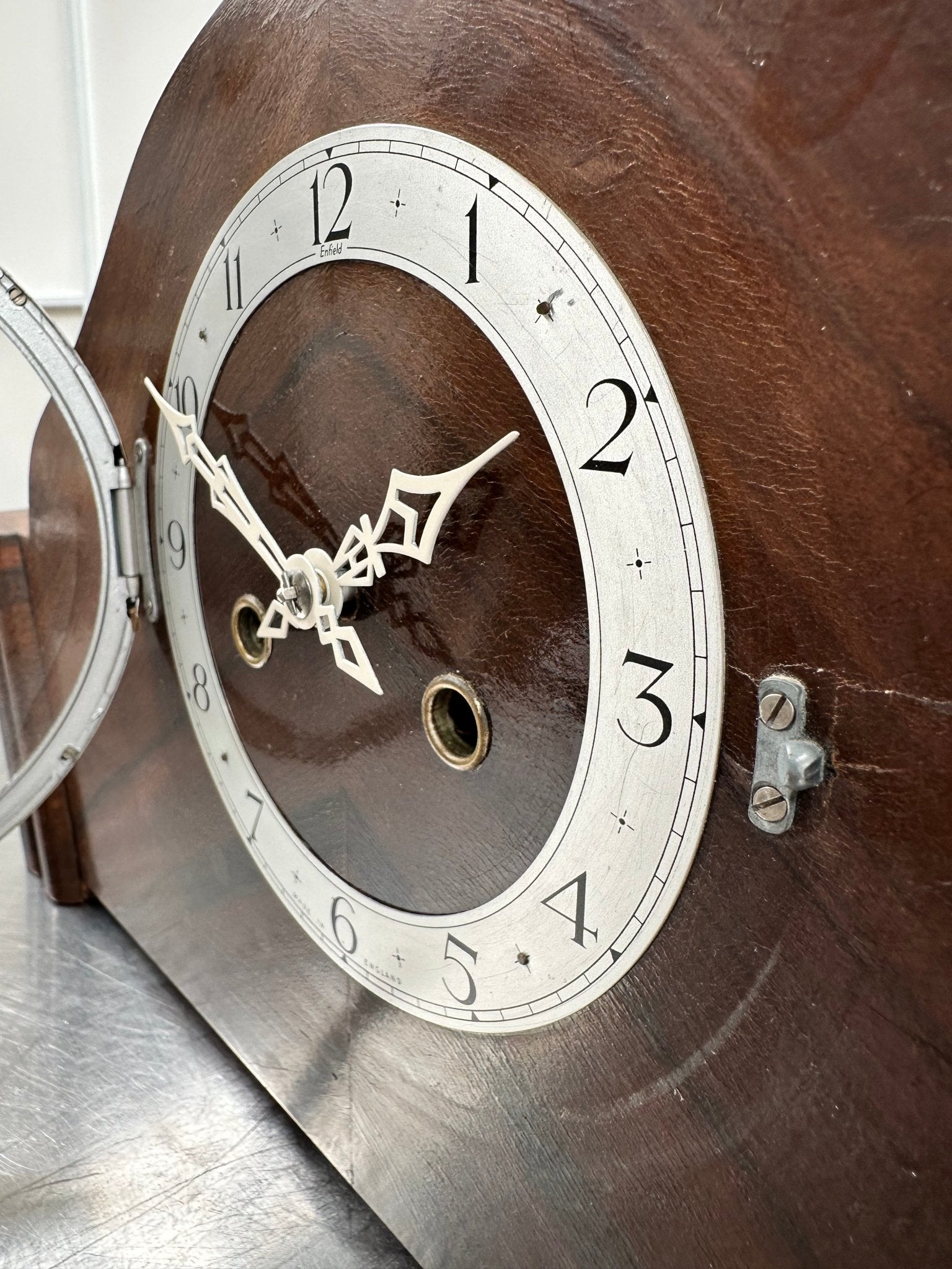 Vintage Enfield Hammer on Coil Chime Mantel Clock | Adelaide Clocks