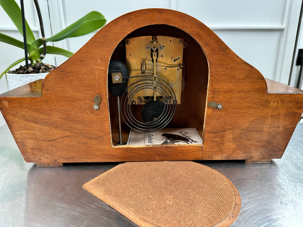 Vintage Enfield Hammer on Coil Chime Mantel Clock | Adelaide Clocks