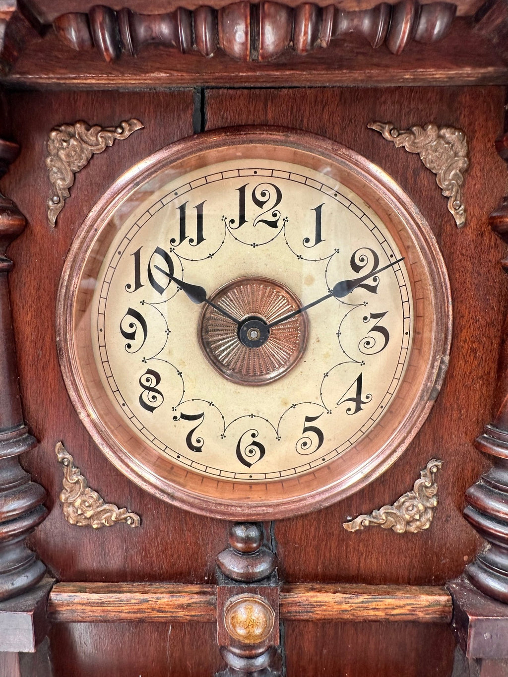 Antique Baduf Bell Strike Steeple Mantel Clock | Adelaide Clocks