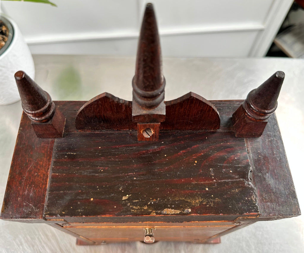 Antique Baduf Bell Strike Steeple Mantel Clock | Adelaide Clocks