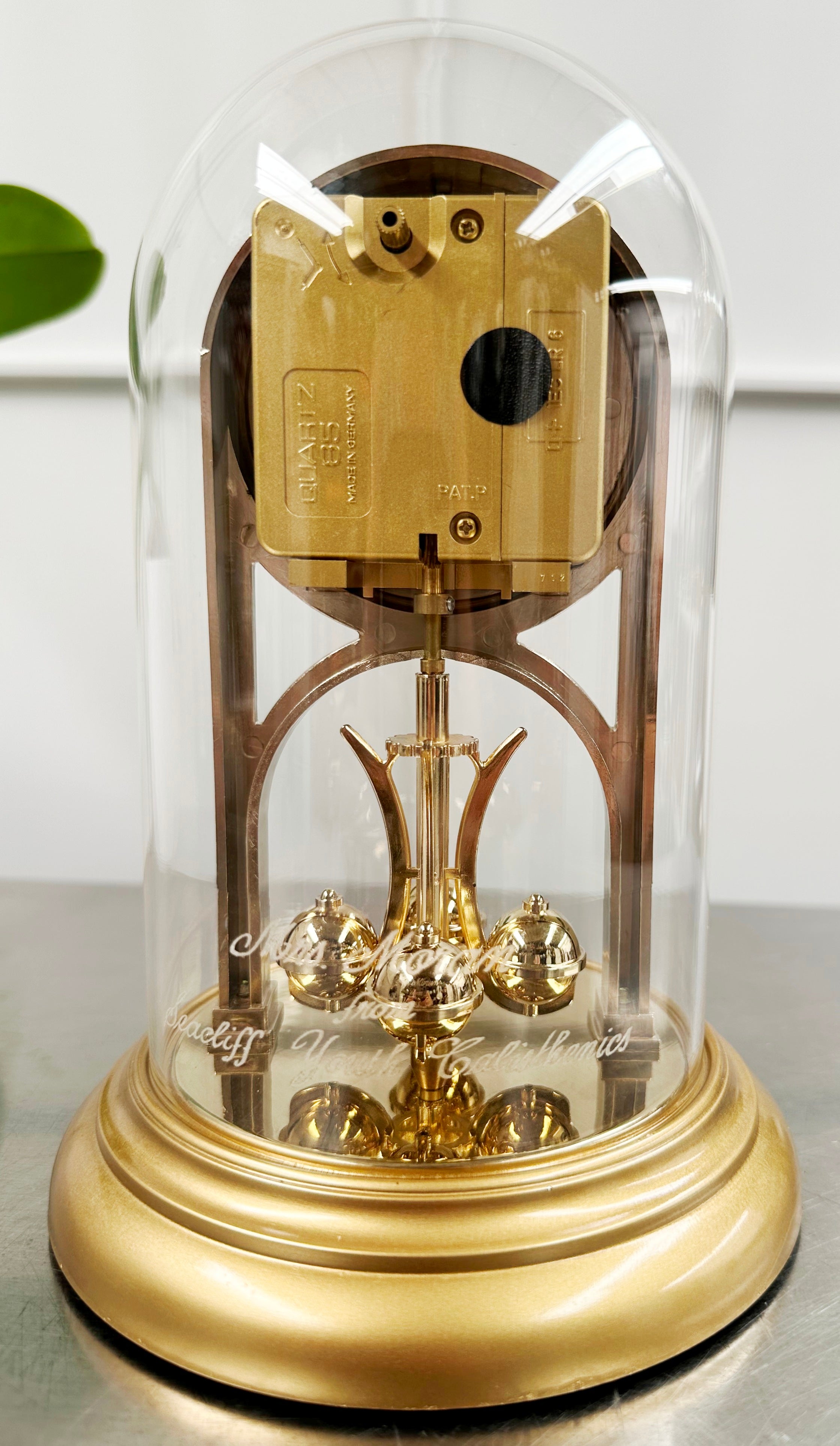Vintage Junghans Carousel Pendulum Quartz Mantel Clock | Adelaide Clocks