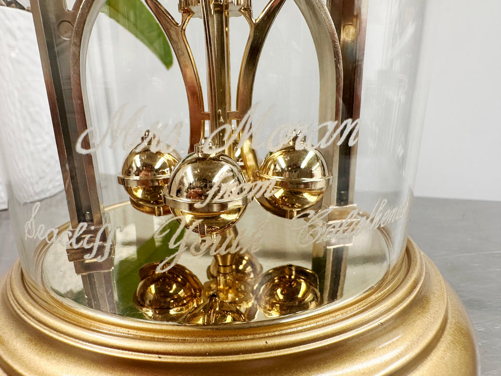 Vintage Junghans Carousel Pendulum Quartz Mantel Clock | Adelaide Clocks