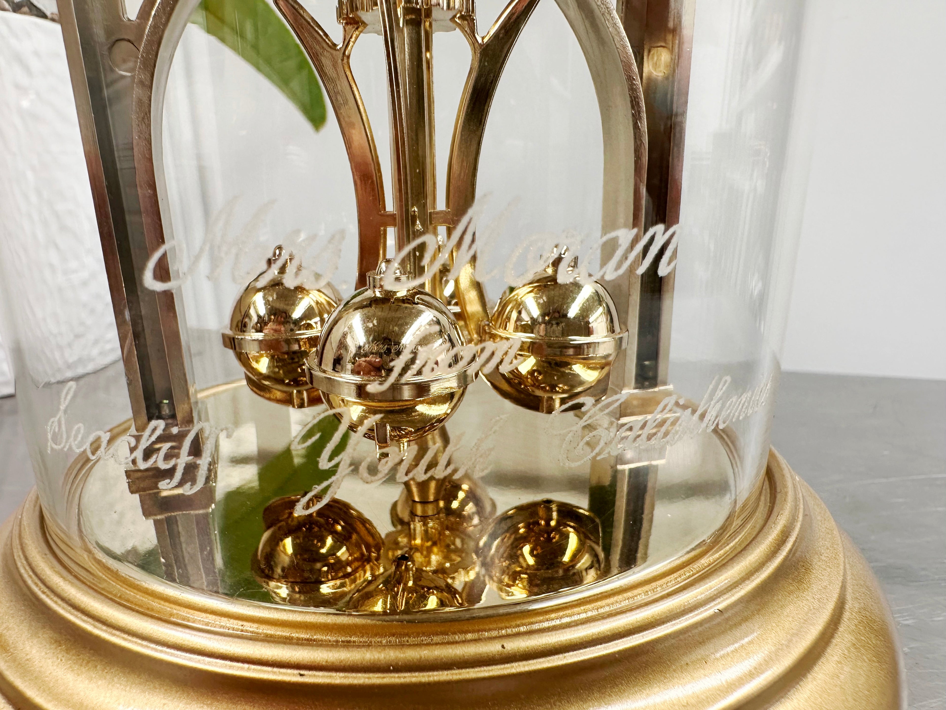 Vintage Junghans Carousel Pendulum Quartz Mantel Clock | Adelaide Clocks