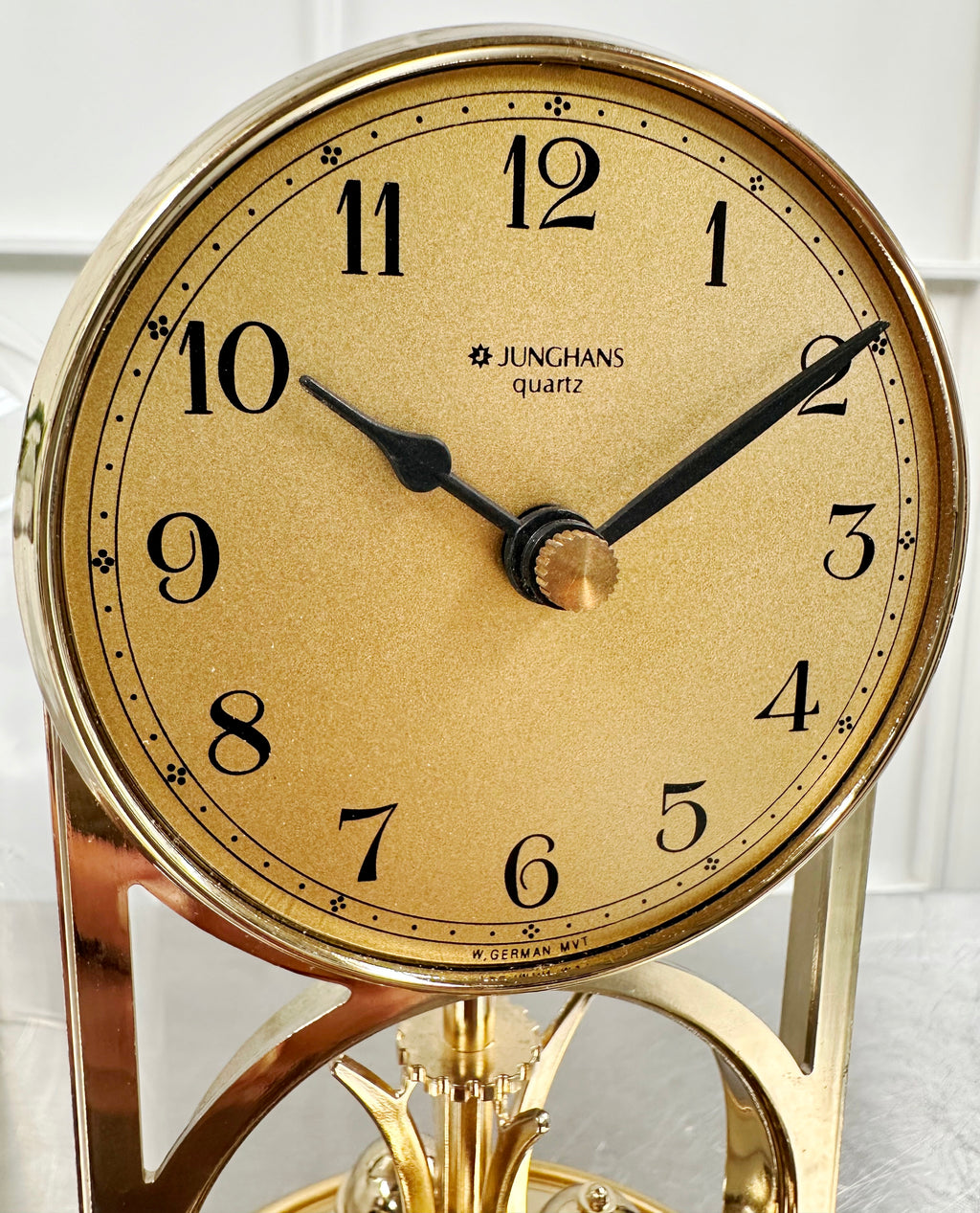Vintage Junghans Carousel Pendulum Quartz Mantel Clock | Adelaide Clocks