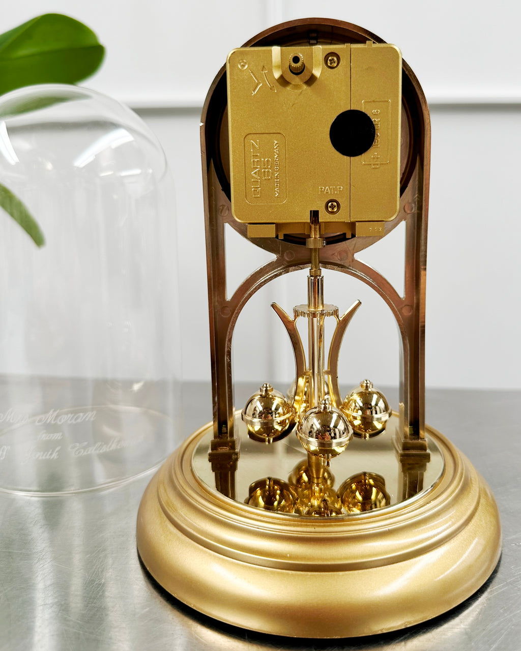 Vintage Junghans Carousel Pendulum Quartz Mantel Clock | Adelaide Clocks