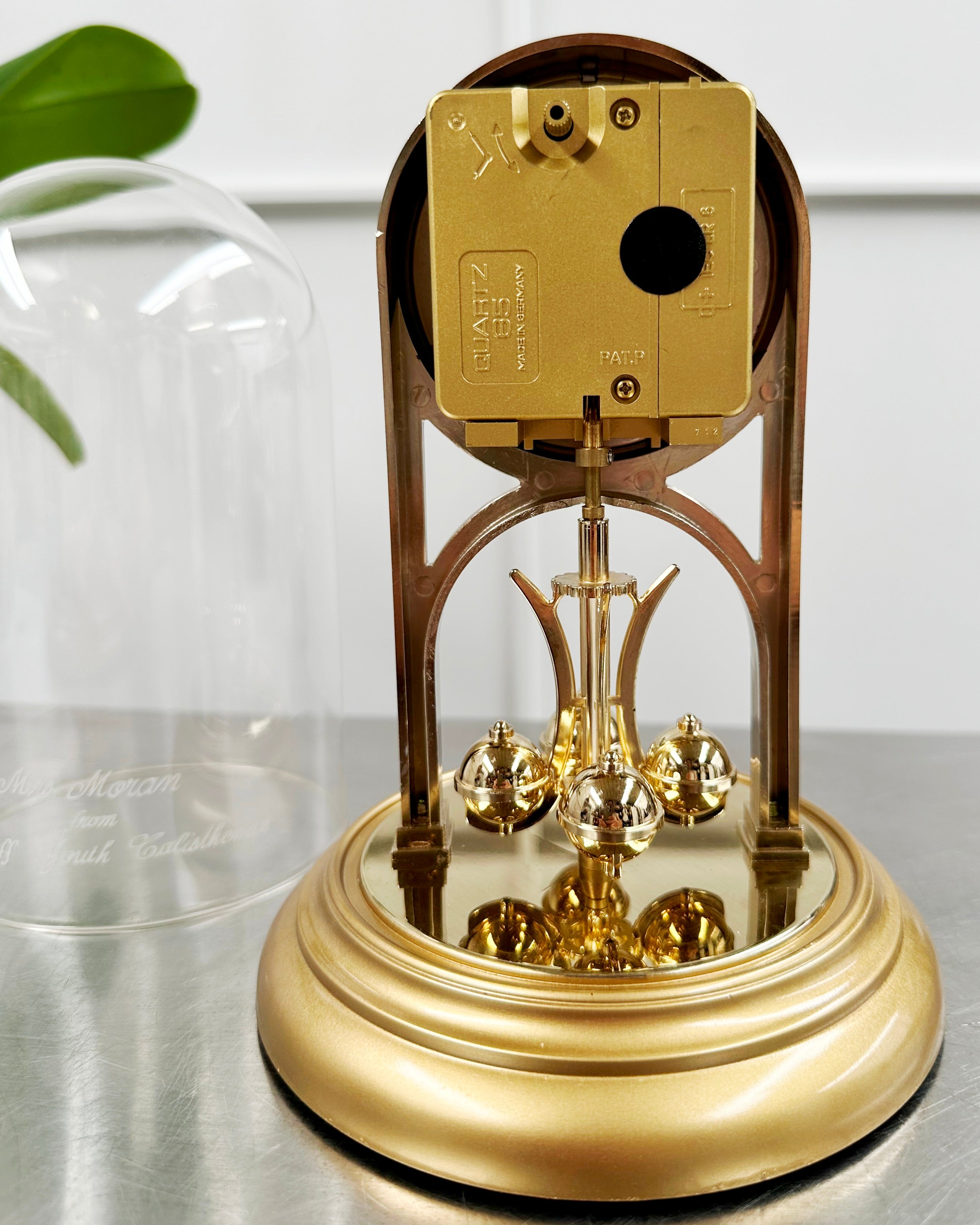 Vintage Junghans Carousel Pendulum Quartz Mantel Clock | Adelaide Clocks