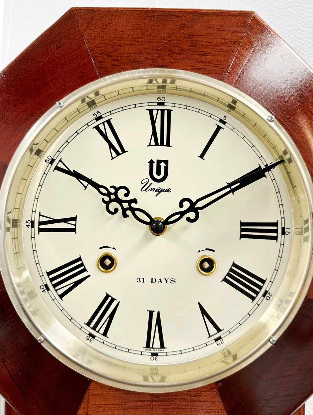 Vintage Unique 31 Day Westminster Pendulum Battery Wall Clock | Adelaide Clocks