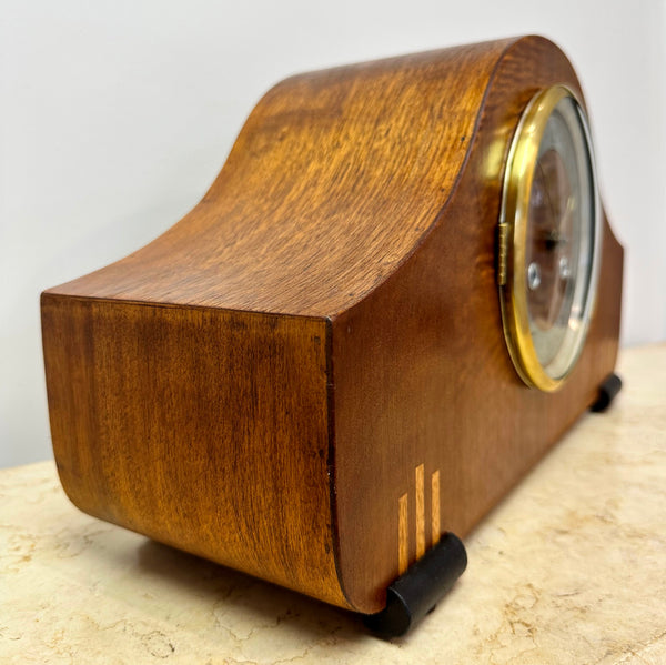 Vintage PERIVALE Hammer on Coil Chime Mantel Clock | eXibit collection