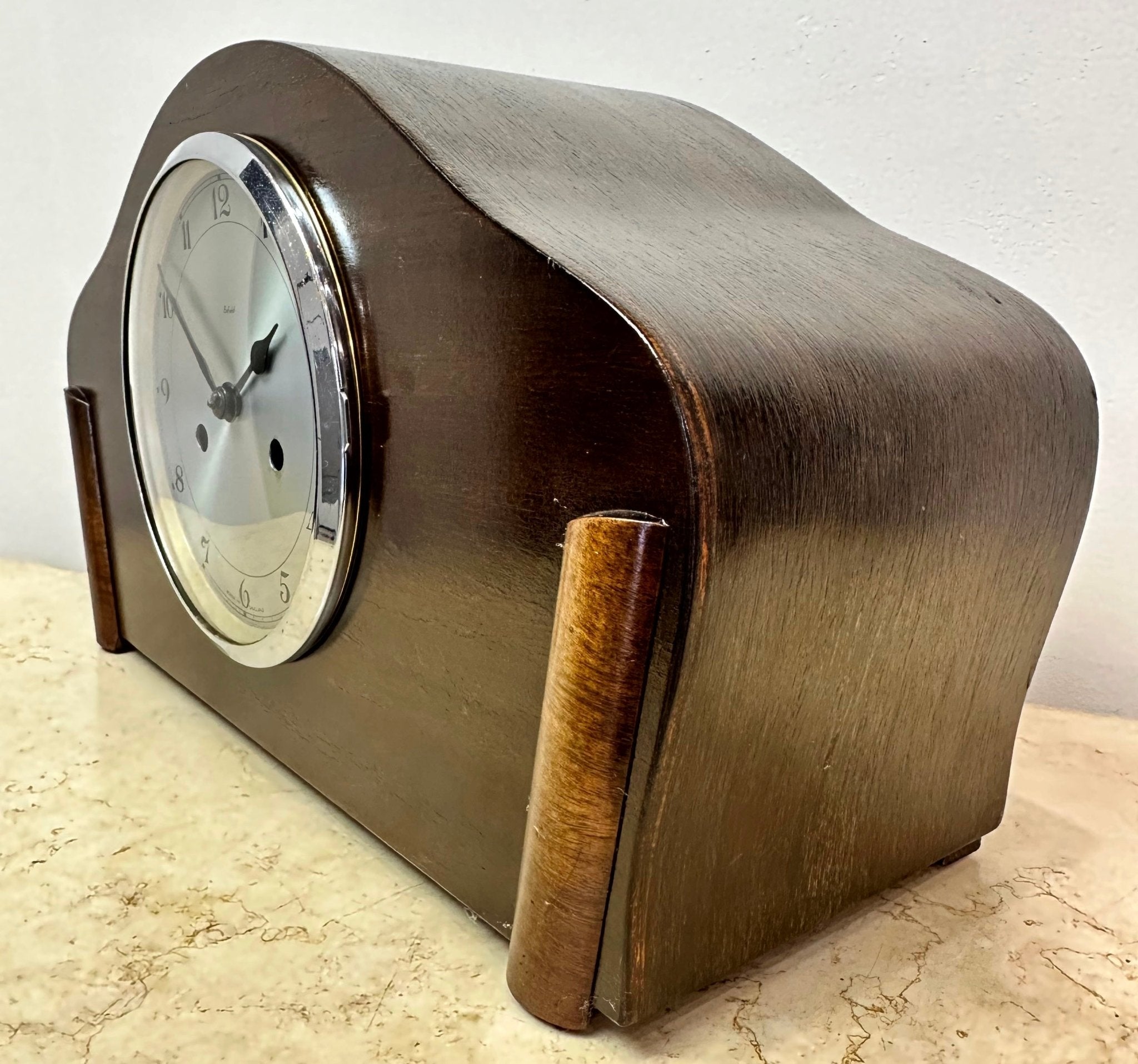 Enfield Clock Collection Original Vintage Enfield Hammer Chime Mantel Clock | Adelaide Clocks