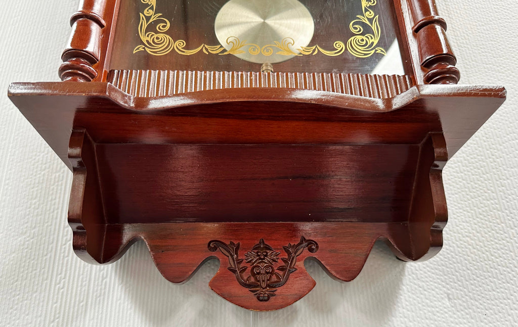 Vintage UNIQUE 31 Day Pendulum Strike Korea Wall Clock | Adelaide Clocks