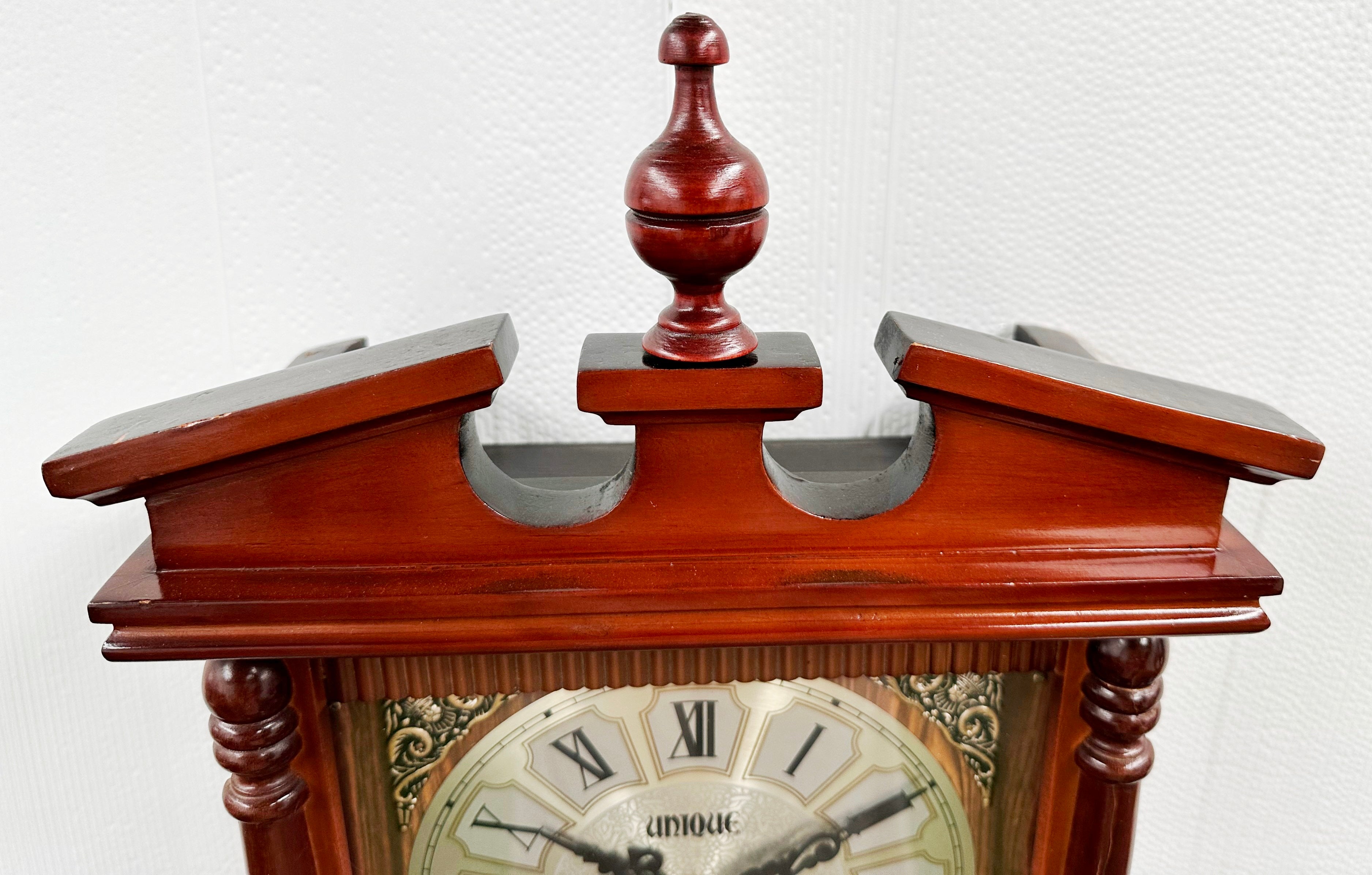 Vintage UNIQUE 31 Day Pendulum Strike Korea Wall Clock | Adelaide Clocks