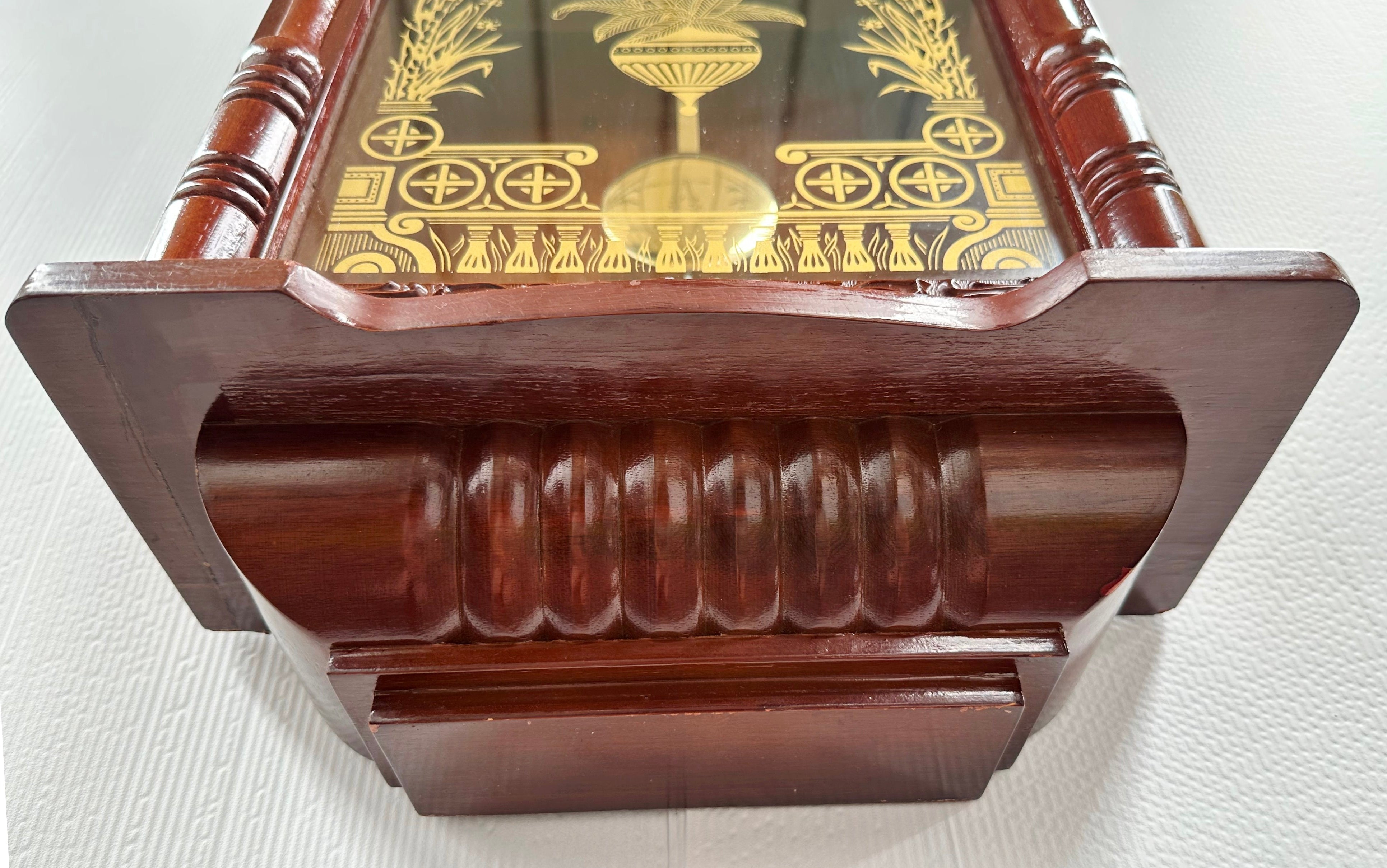 Vintage Golden 31 Day Bim Bam Battery Wall Clock | Adelaide Clocks
