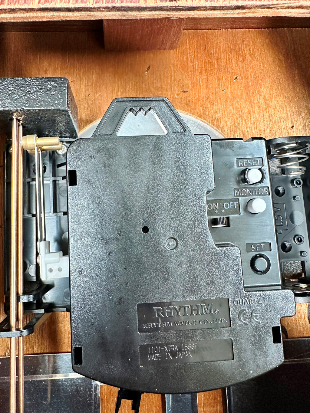 Vintage Golden 31 Day Bim Bam Battery Wall Clock | Adelaide Clocks