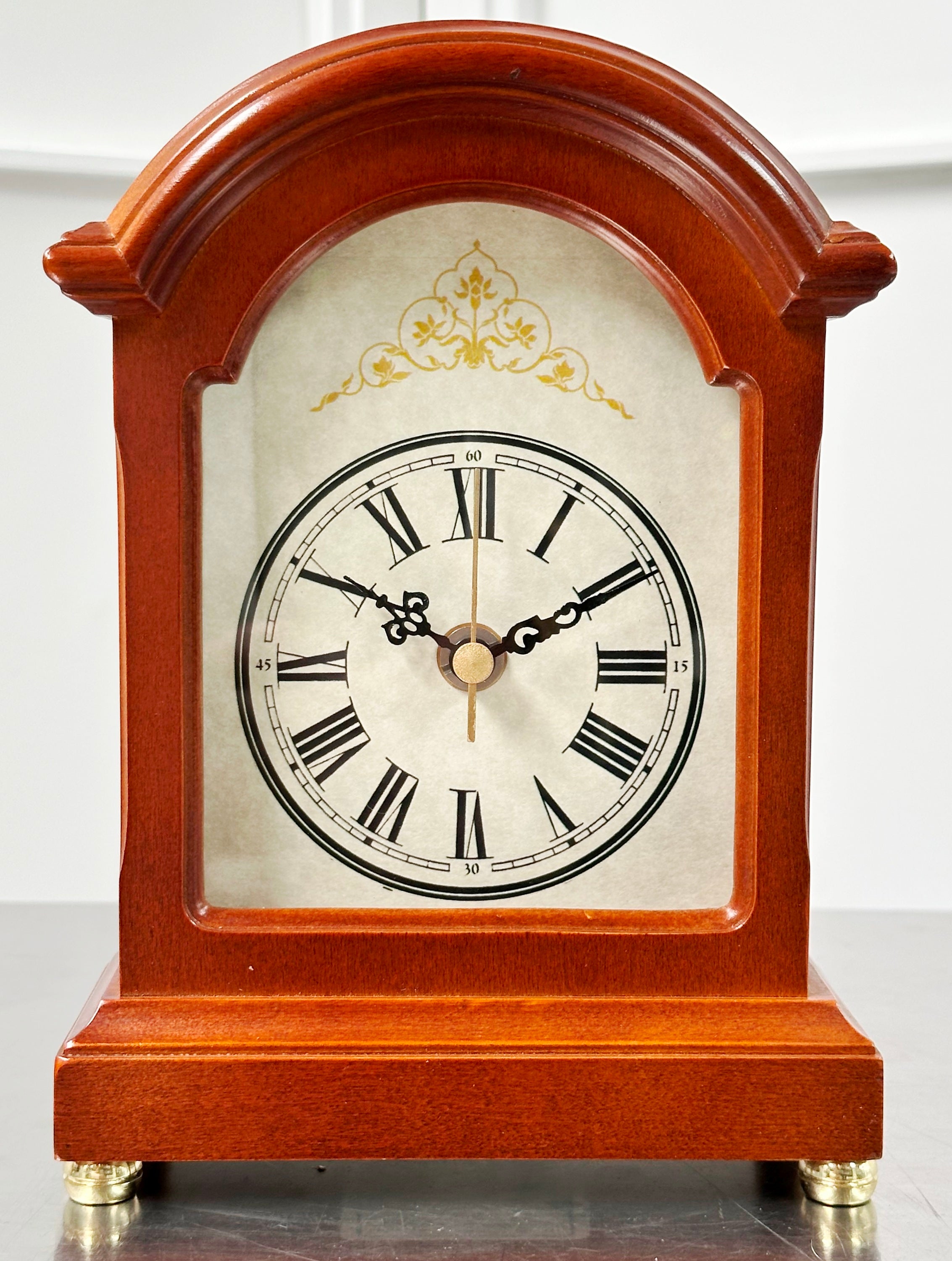 Vintage Cathedral Battery Mantel Clock  | Adelaide Clocks