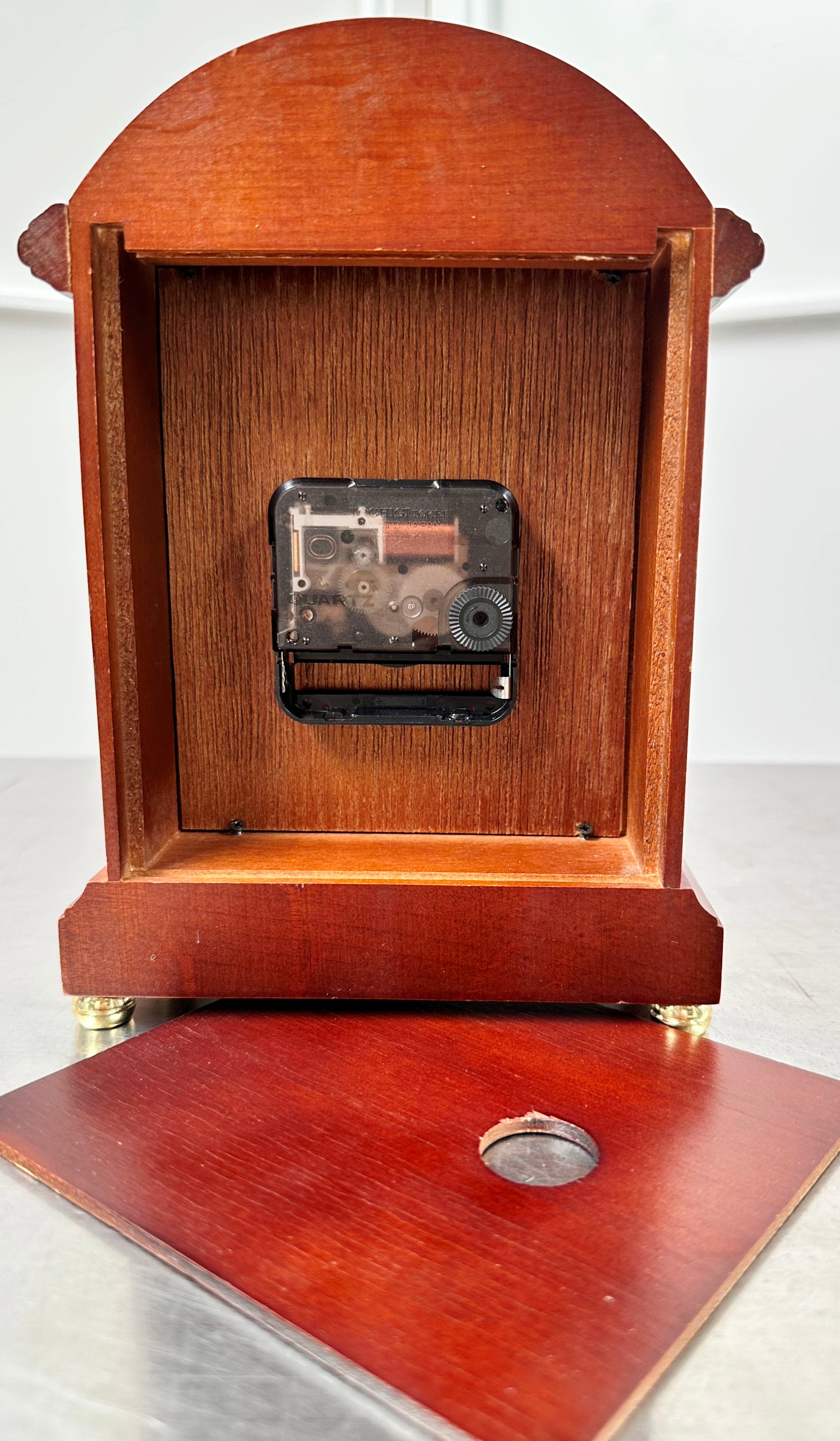 Vintage Cathedral Battery Mantel Clock  | Adelaide Clocks