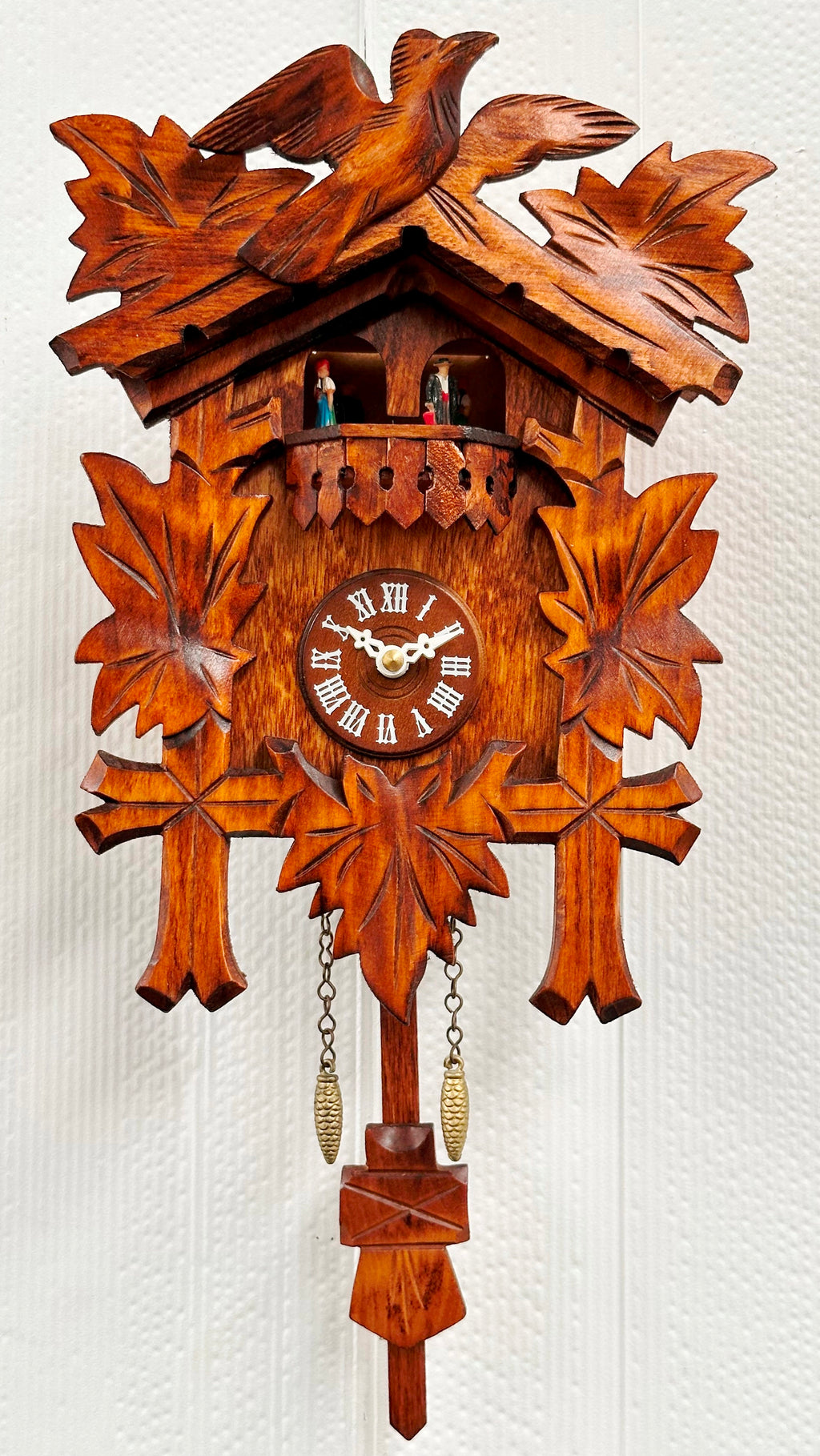 Vintage Kuckulino Dancers Battery Cuckoo Clock | Adelaide Clocks