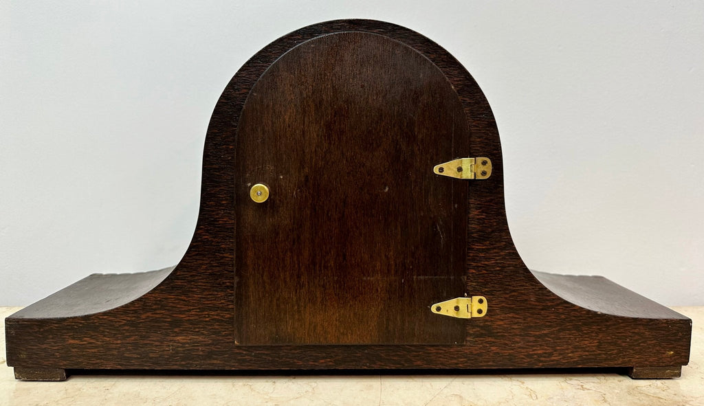 Vintage Napoleon Style Hammer on Coil Chime Mantel Clock | eXibit collection