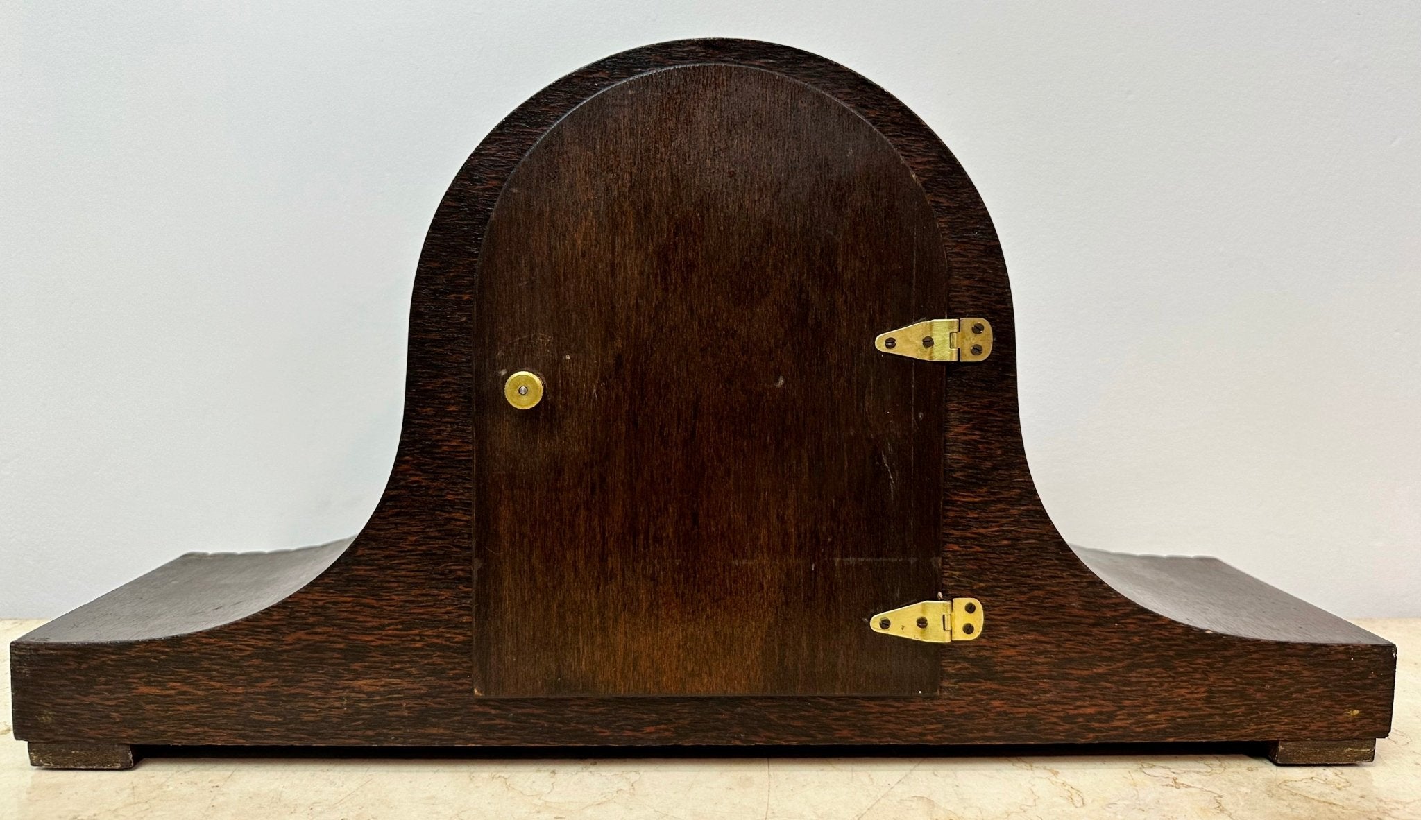 Vintage Napoleon Style Hammer on Coil Chime Mantel Clock | eXibit collection