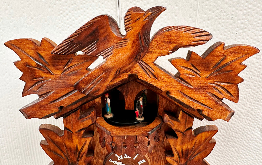Vintage Kuckulino Dancers Battery Cuckoo Clock | Adelaide Clocks