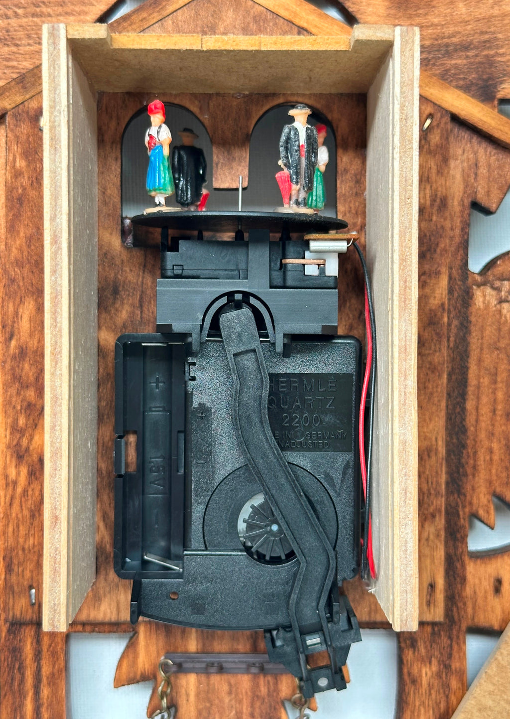 Vintage Kuckulino Dancers Battery Cuckoo Clock | Adelaide Clocks