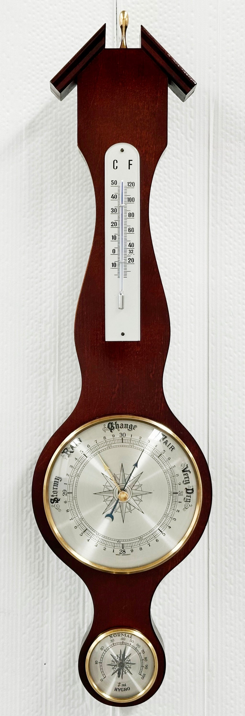 Original Vintage German Wall Barometer, Thermometer & Hygrometer | Adelaide Clocks
