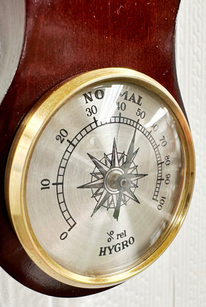 Original Vintage German Wall Barometer, Thermometer & Hygrometer | Adelaide Clocks