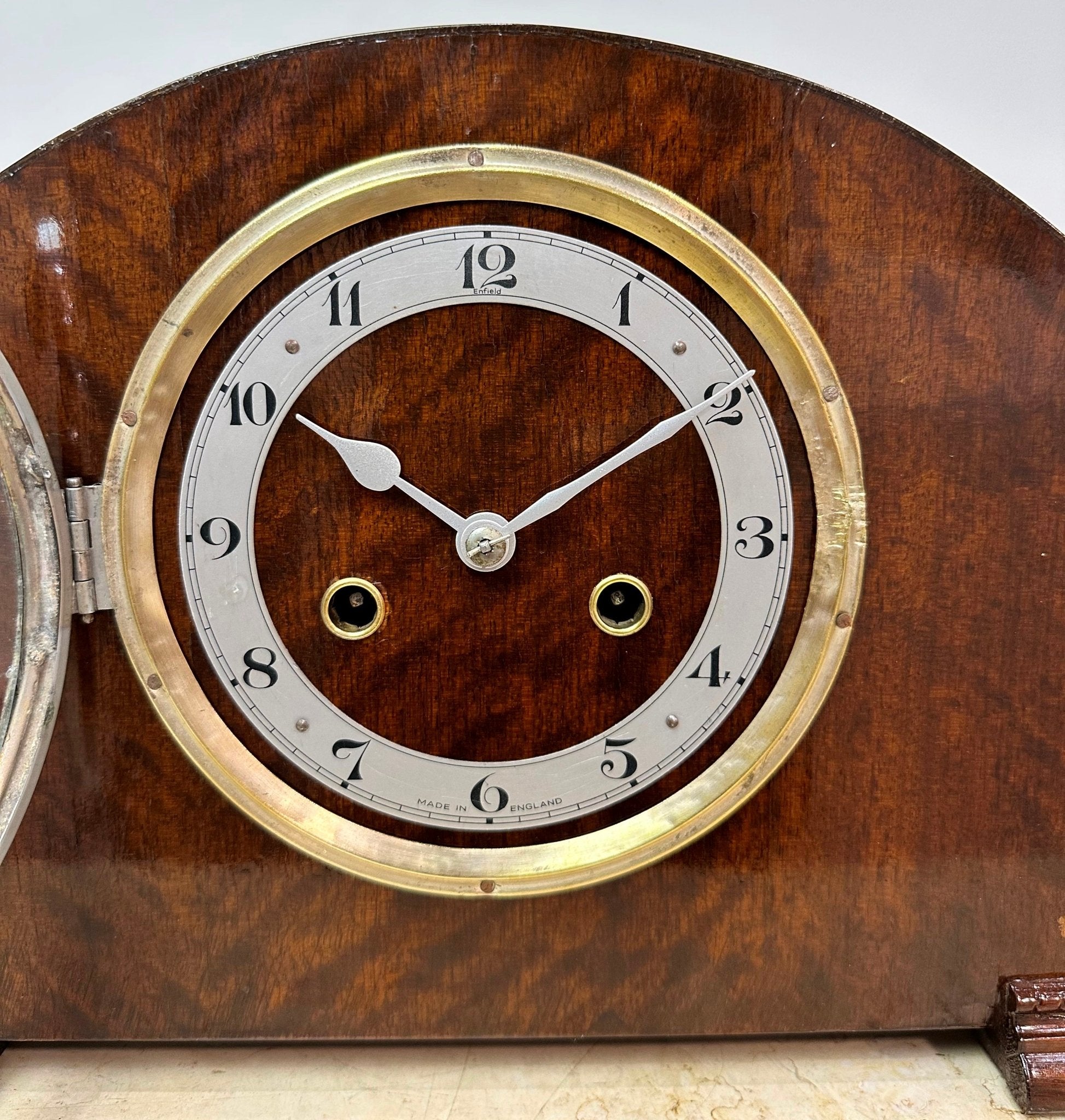 Enfield Clock Collection Original Vintage Enfield Hammer Chime Mantel Clock | Adelaide Clocks