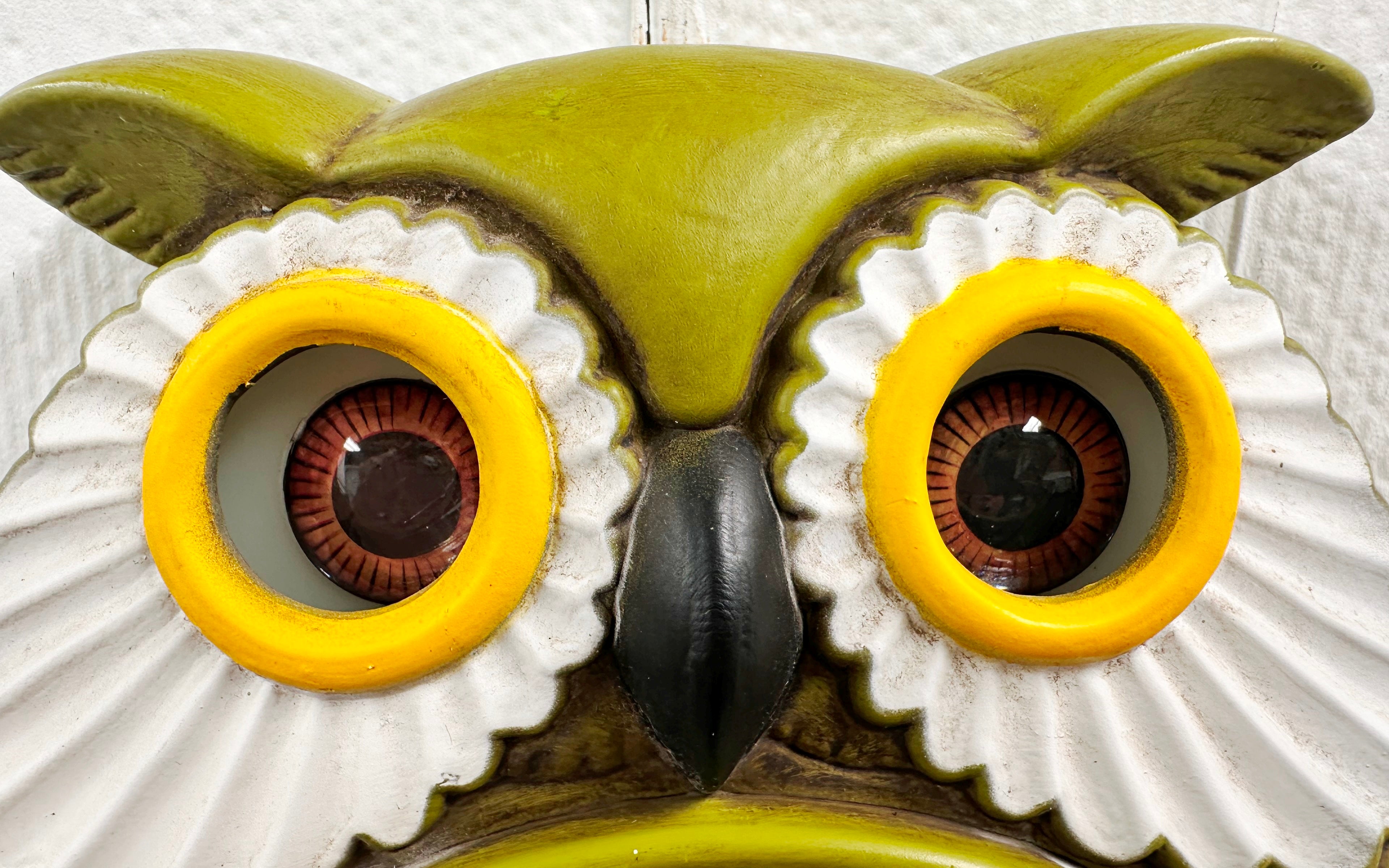 Vintage Trio Owl Eye Moving Pendulum Kitchen Wall Clock | Adelaide Clocks