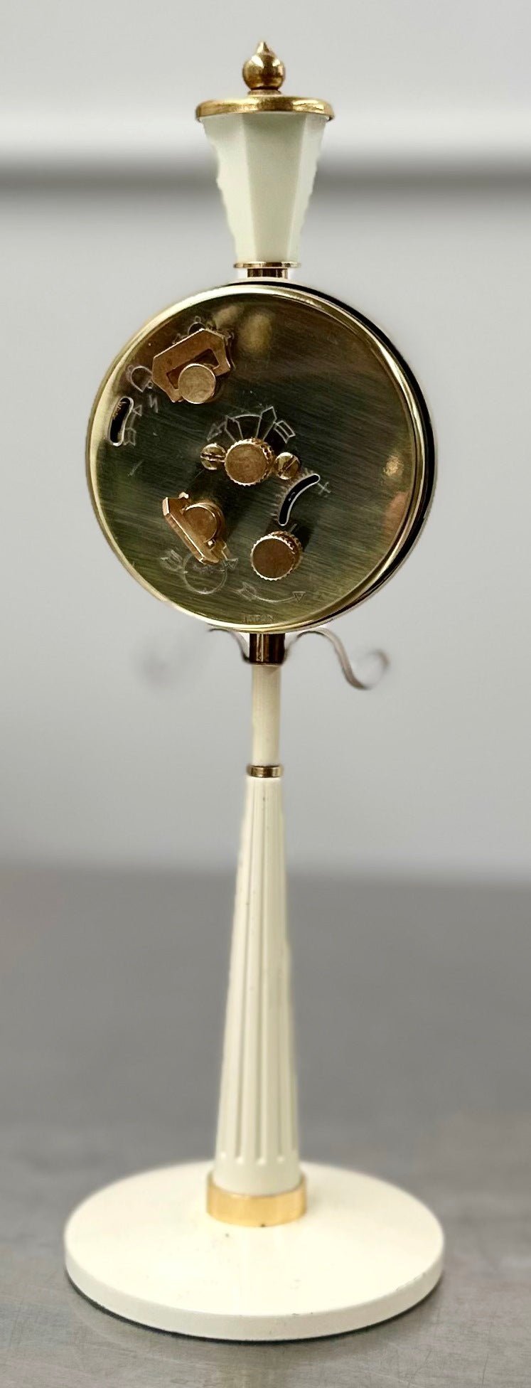 Vintage Rhythm Alarm Lamp Post Desk Clock | Adelaide Clocks