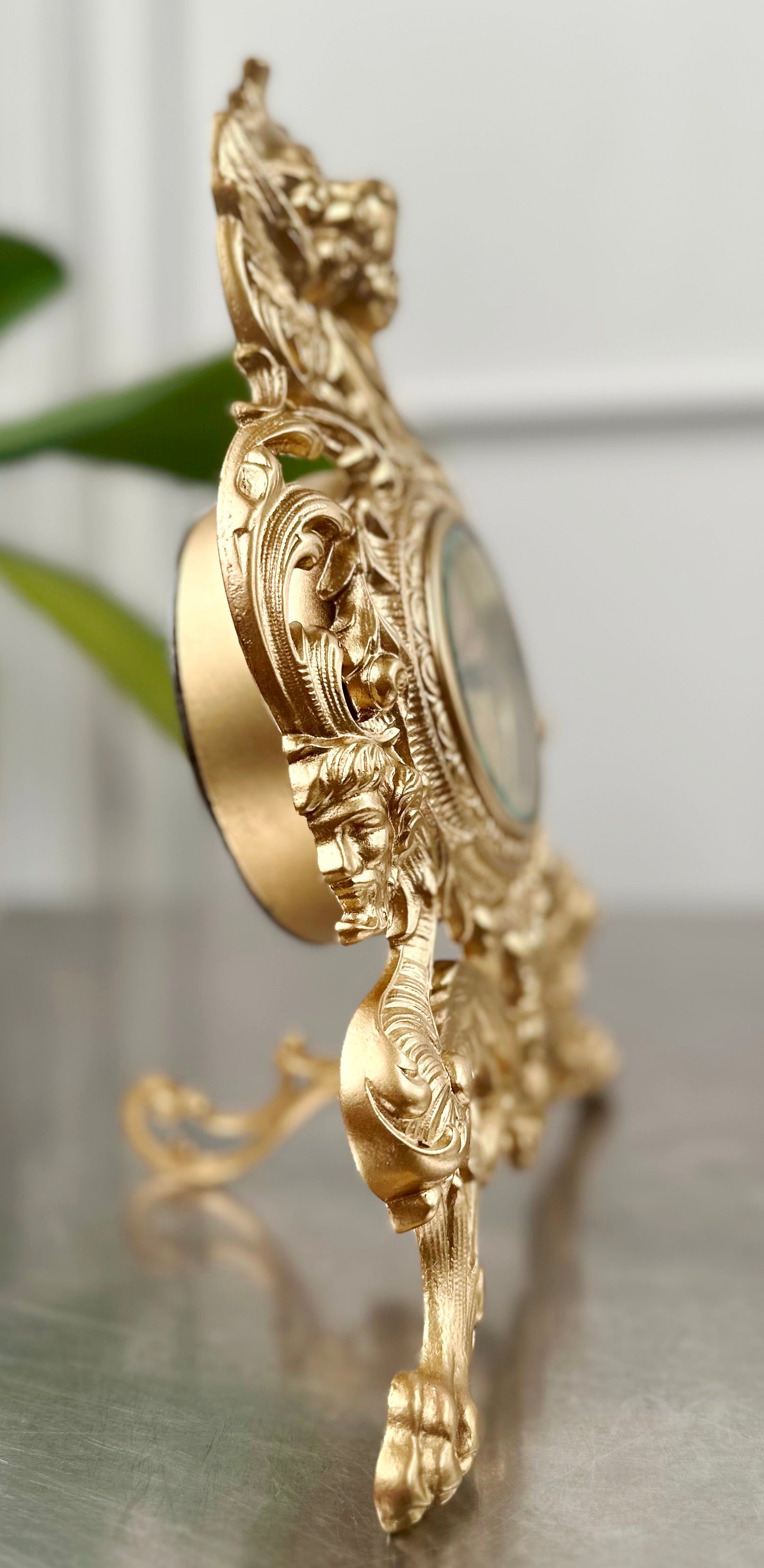 Antique Figural Western Clock Co. U.S.A. Westclox Mantel Clock | Adelaide Clocks