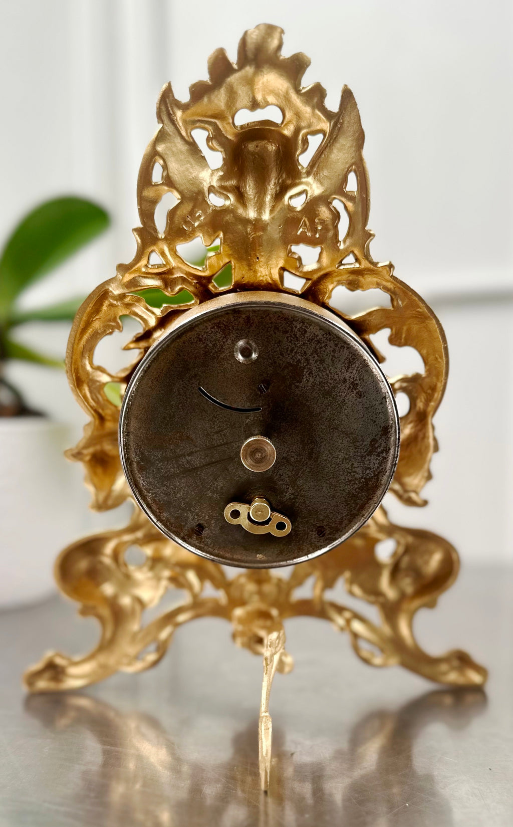 Antique Figural Western Clock Co. U.S.A. Westclox Mantel Clock | Adelaide Clocks