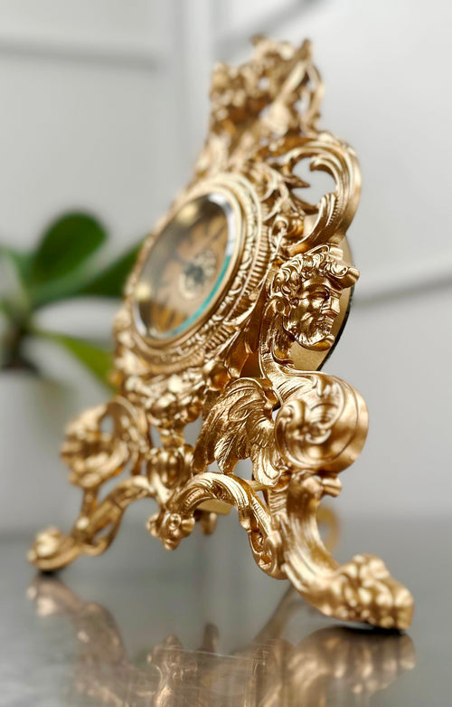 Antique Figural Western Clock Co. U.S.A. Westclox Mantel Clock | Adelaide Clocks