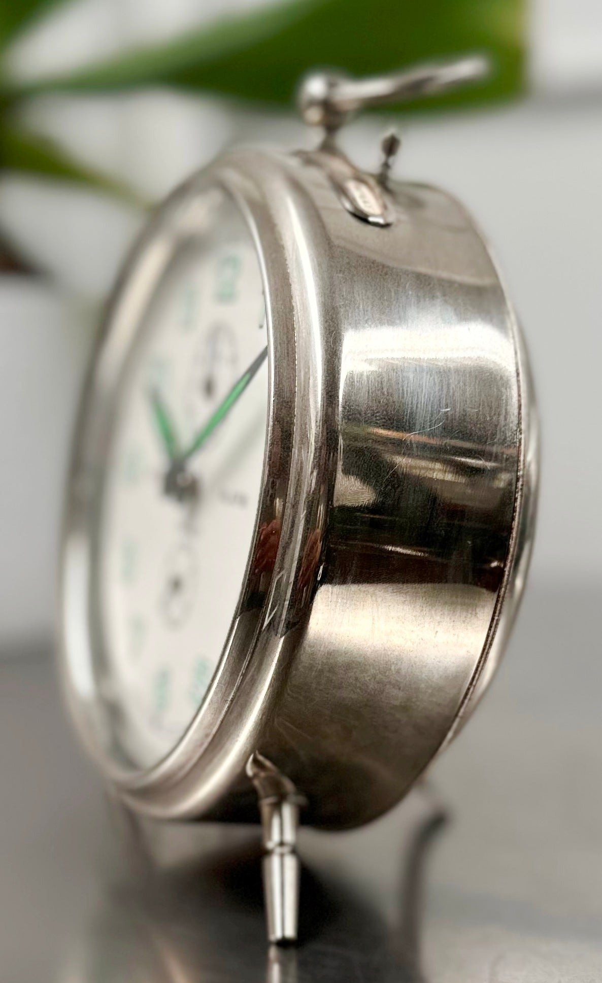 Vintage Repeat German Made Alarm Desk Clock | Adelaide Clocks