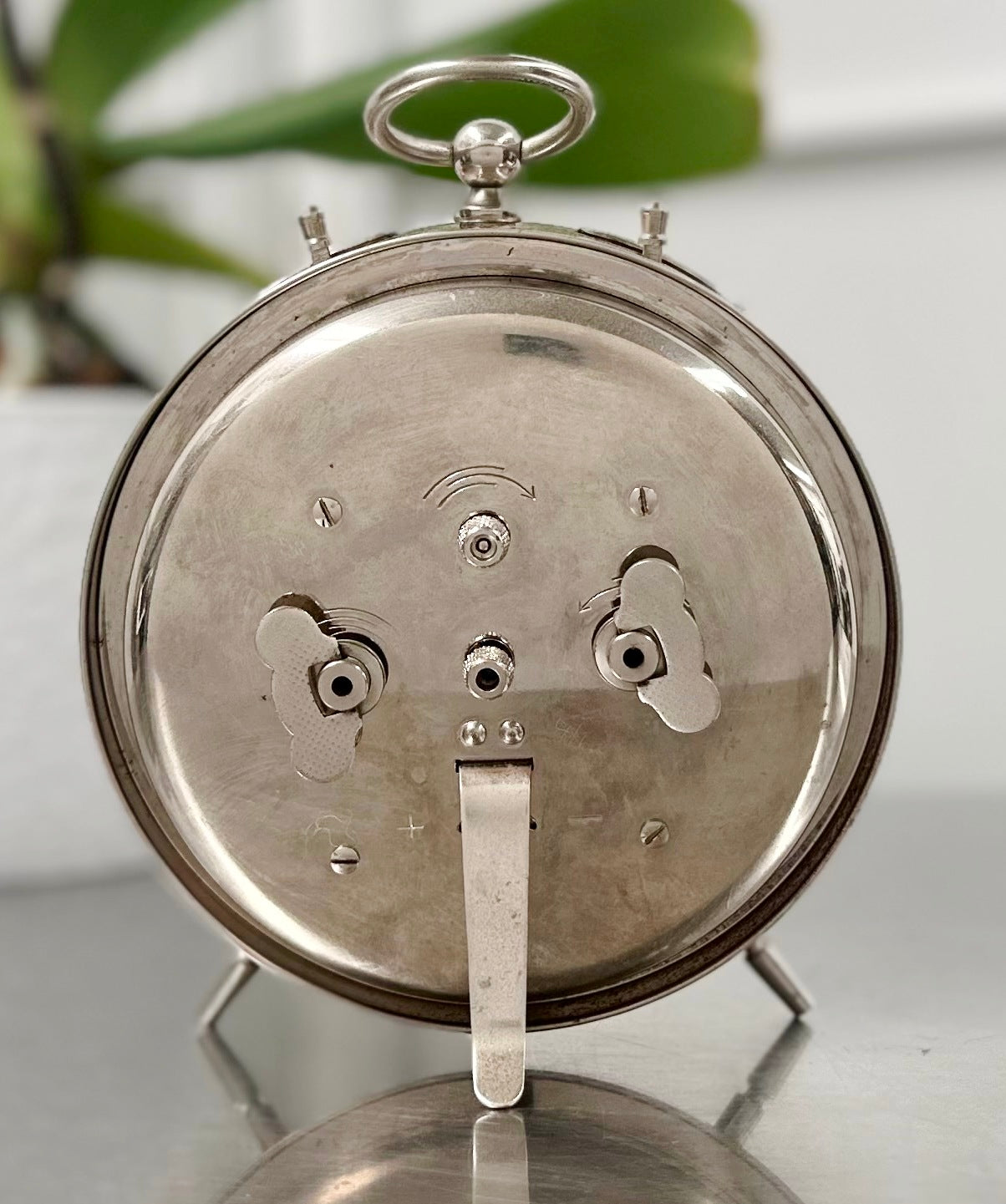 Vintage Repeat German Made Alarm Desk Clock | Adelaide Clocks