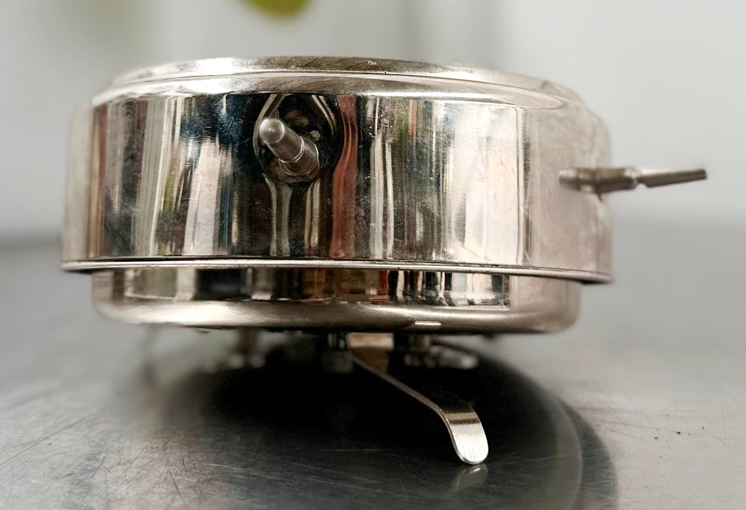 Vintage Repeat German Made Alarm Desk Clock | Adelaide Clocks