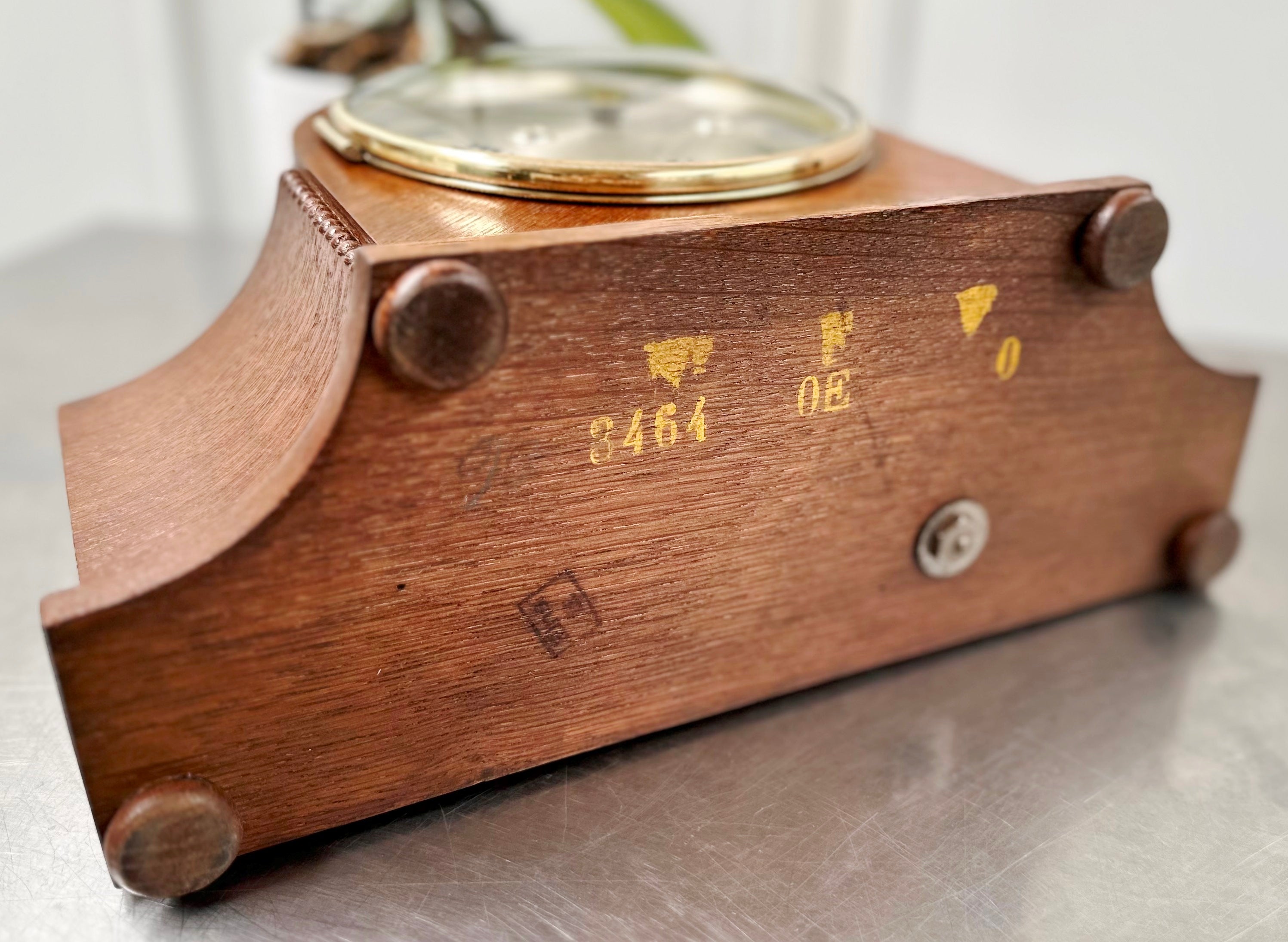 Vintage HAC Hammer on Coil Strike Mantel Clock | Adelaide Clocks