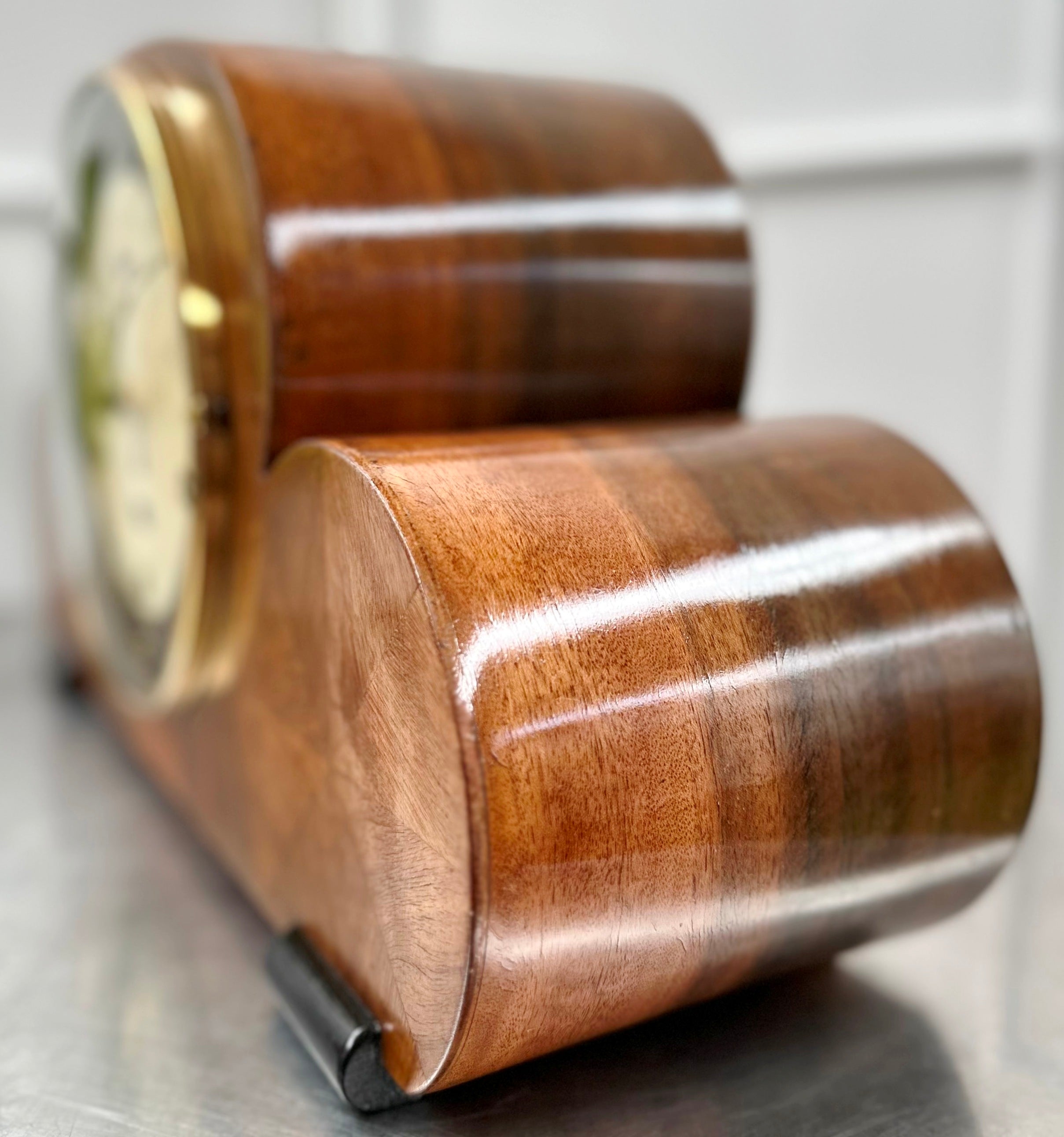 Vintage Art Deco URGOS Quartz Retro Mantel Clock | Adelaide Clocks