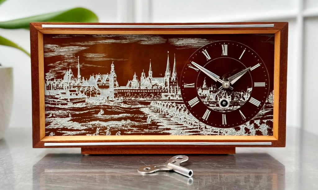 Vintage Art Deco Cathedral Mantel Clock | Adelaide Clocks