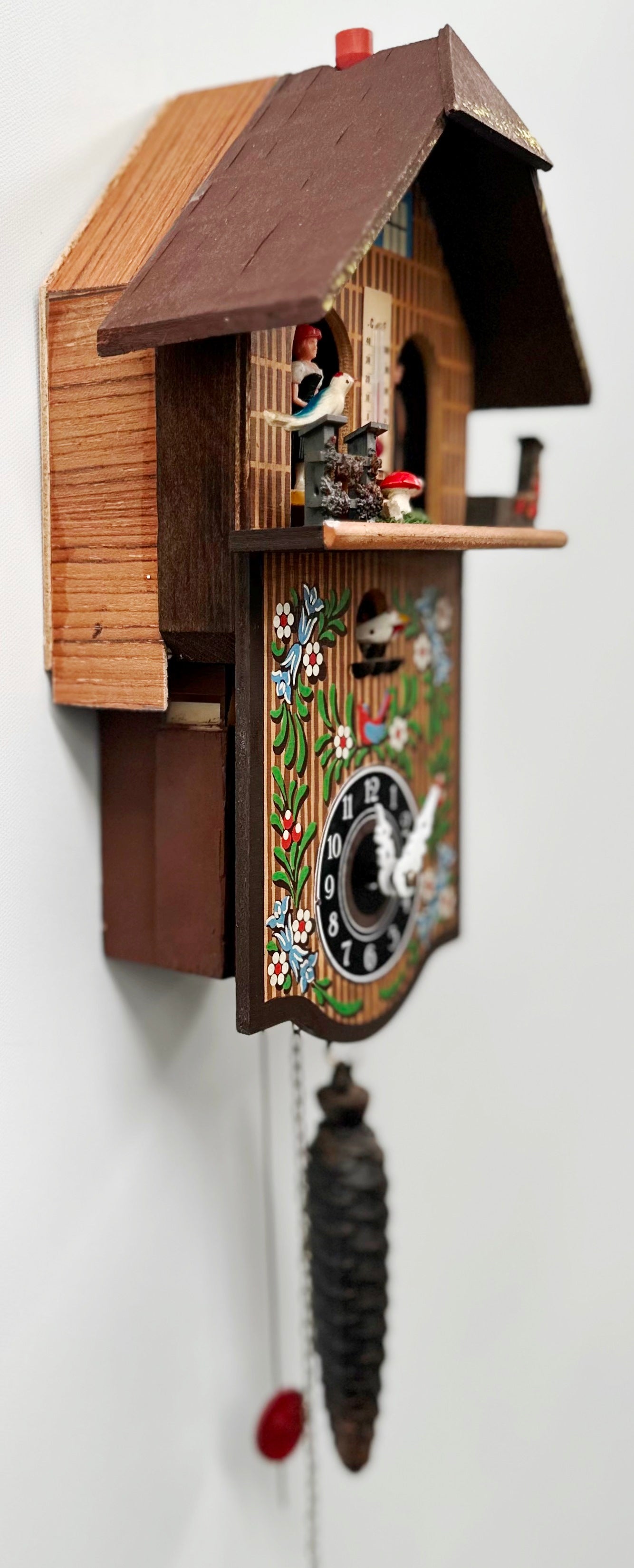 Vintage Toggili Cuckoo Wall Clock with Weather Station House | Adelaide Clocks