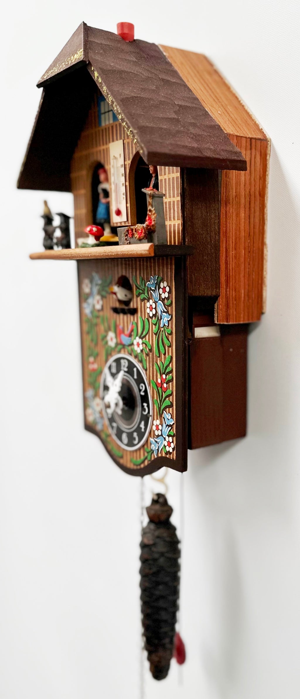 Vintage Toggili Cuckoo Wall Clock with Weather Station House | Adelaide Clocks