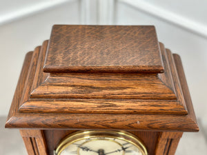 Antique Waterbury Hammer Bell and Coil Chime Mantel Clock | Adelaide Clocks